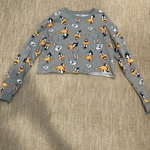 Looney tunes crop top
